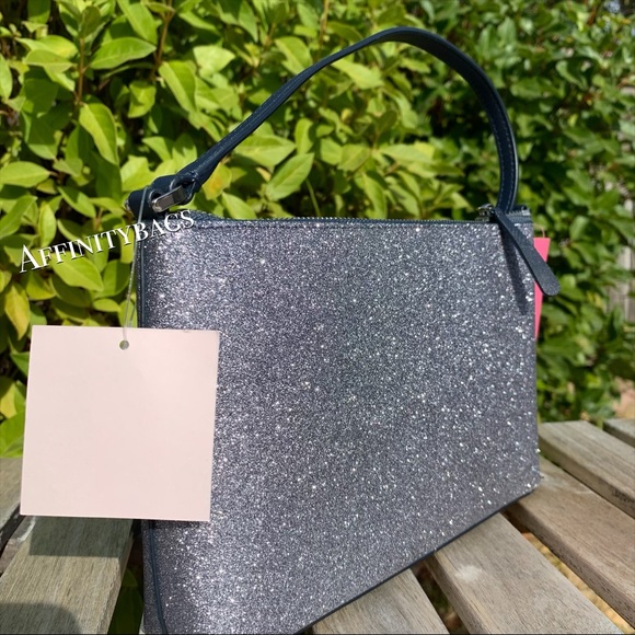 Kate spade joeley glitter crossbody dusk dawn blue - Picture 5 of 7